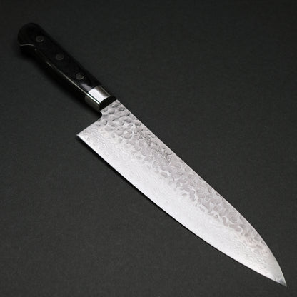 Hitohira Imojiya ST Tsuchime Damascus Gyuto 210mm Pakka Handle (Yo)