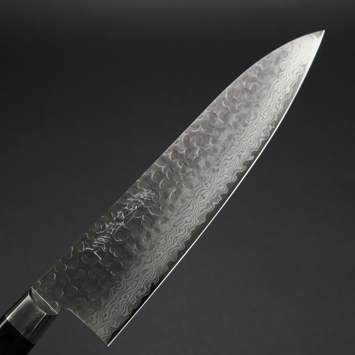 Hitohira Imojiya ST Tsuchime Damascus Gyuto 210mm Pakka Handle (Yo)