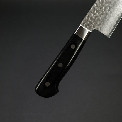 Hitohira Imojiya ST Tsuchime Damascus Gyuto 240mm Pakka Handle (Yo)