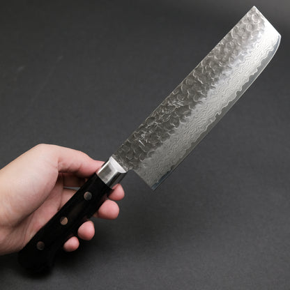 Hitohira Imojiya ST Tsuchime Damascus Nakiri Pakka Handle (Yo)