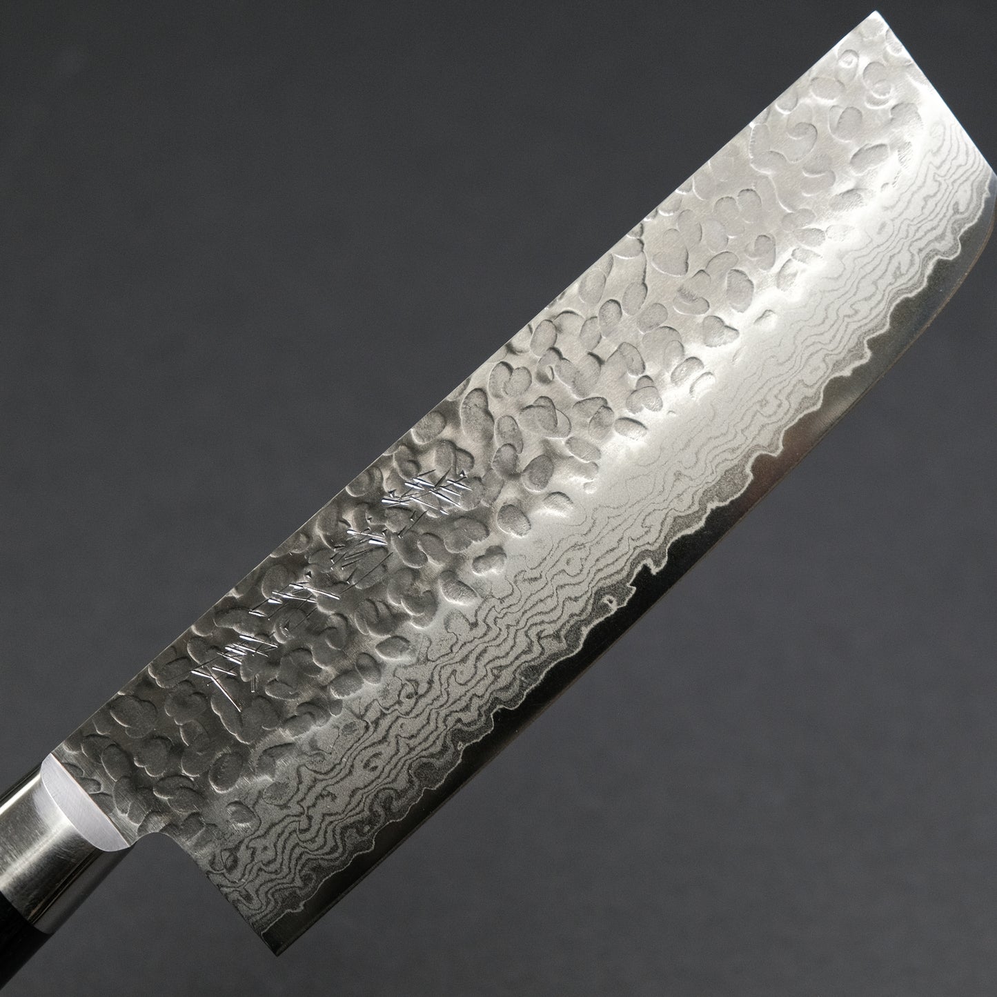 Hitohira Imojiya ST Tsuchime Damascus Nakiri Pakka Handle (Yo)