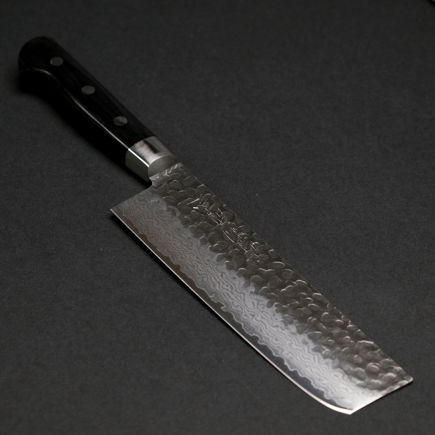 Hitohira Imojiya ST Tsuchime Damascus Nakiri Pakka Handle (Yo)