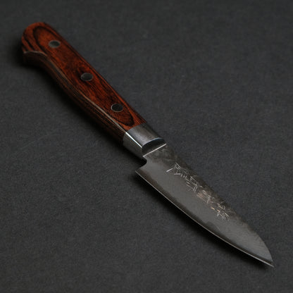 Hitohira Imojiya ST Tsuchime Damascus Paring Imitation Mahogany Handle (Yo)
