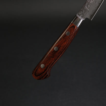 Hitohira Imojiya ST Tsuchime Damascus Paring Imitation Mahogany Handle (Yo)