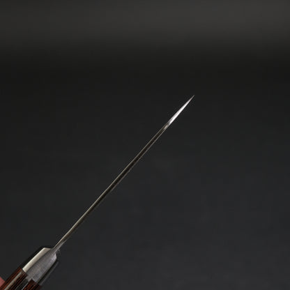 Hitohira Imojiya ST Tsuchime Damascus Paring Imitation Mahogany Handle (Yo)
