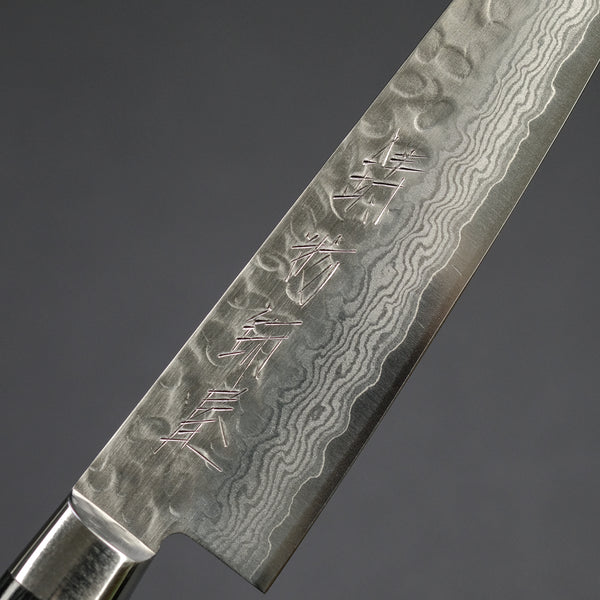 Hitohira Imojiya ST Tsuchime Damascus Petty 135mm Pakka Handle (Yo)