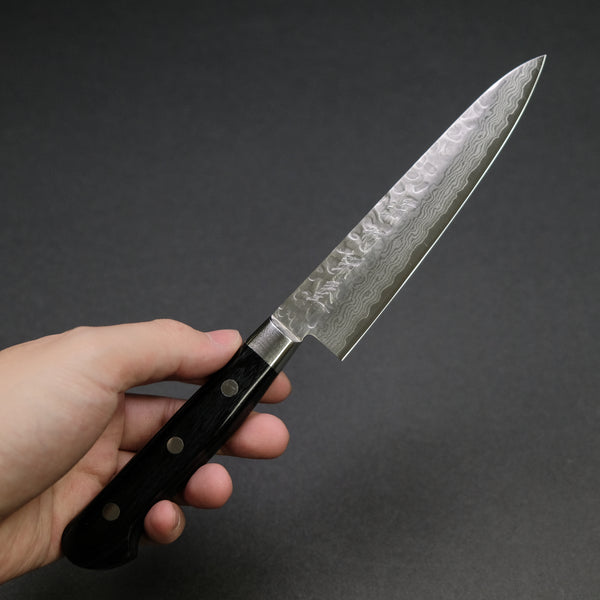 Hitohira Imojiya ST Tsuchime Damascus Petty 135mm Pakka Handle (Yo)