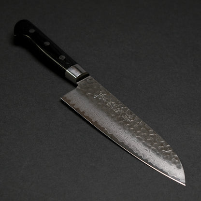 Hitohira Imojiya ST Tsuchime Damascus Santoku Pakka Handle (Yo)