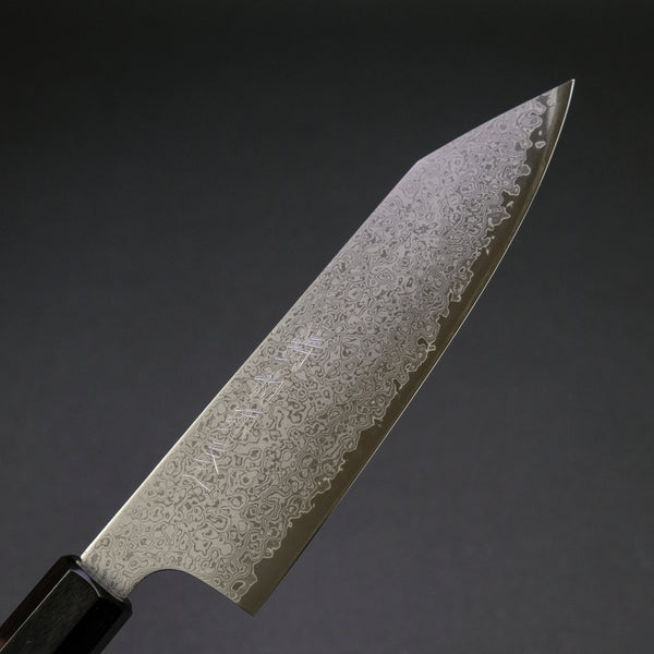 Hitohira Imojiya TH Damascus Bunka 180mm Pakka Handle (Red)