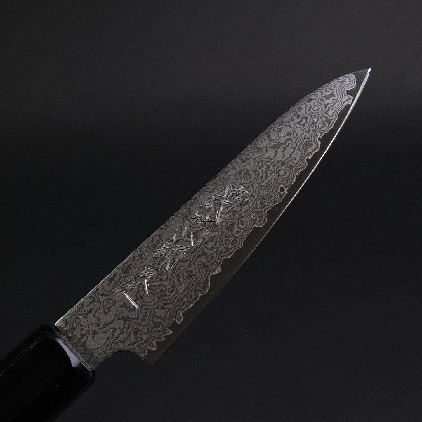 Hitohira Imojiya TH Damascus Paring 105mm Pakka Handle (Red)