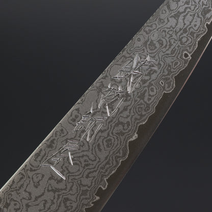 Hitohira Imojiya TH Damascus Paring 105mm Pakka Handle (Red)