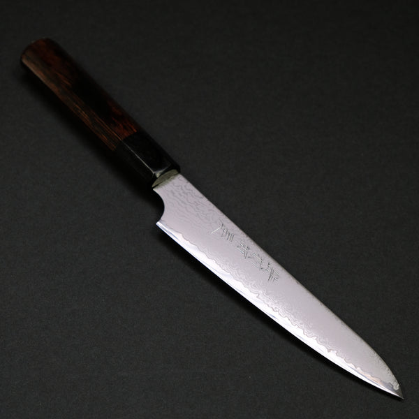 Hitohira Imojiya TH Damascus Petty 150mm Pakka Handle (Red)