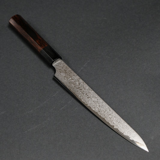 Hitohira Imojiya TH Damascus Petty 180mm Pakka Handle (Red)