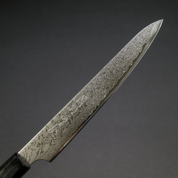Hitohira Imojiya TH Damascus Petty 180mm Pakka Handle (Red)