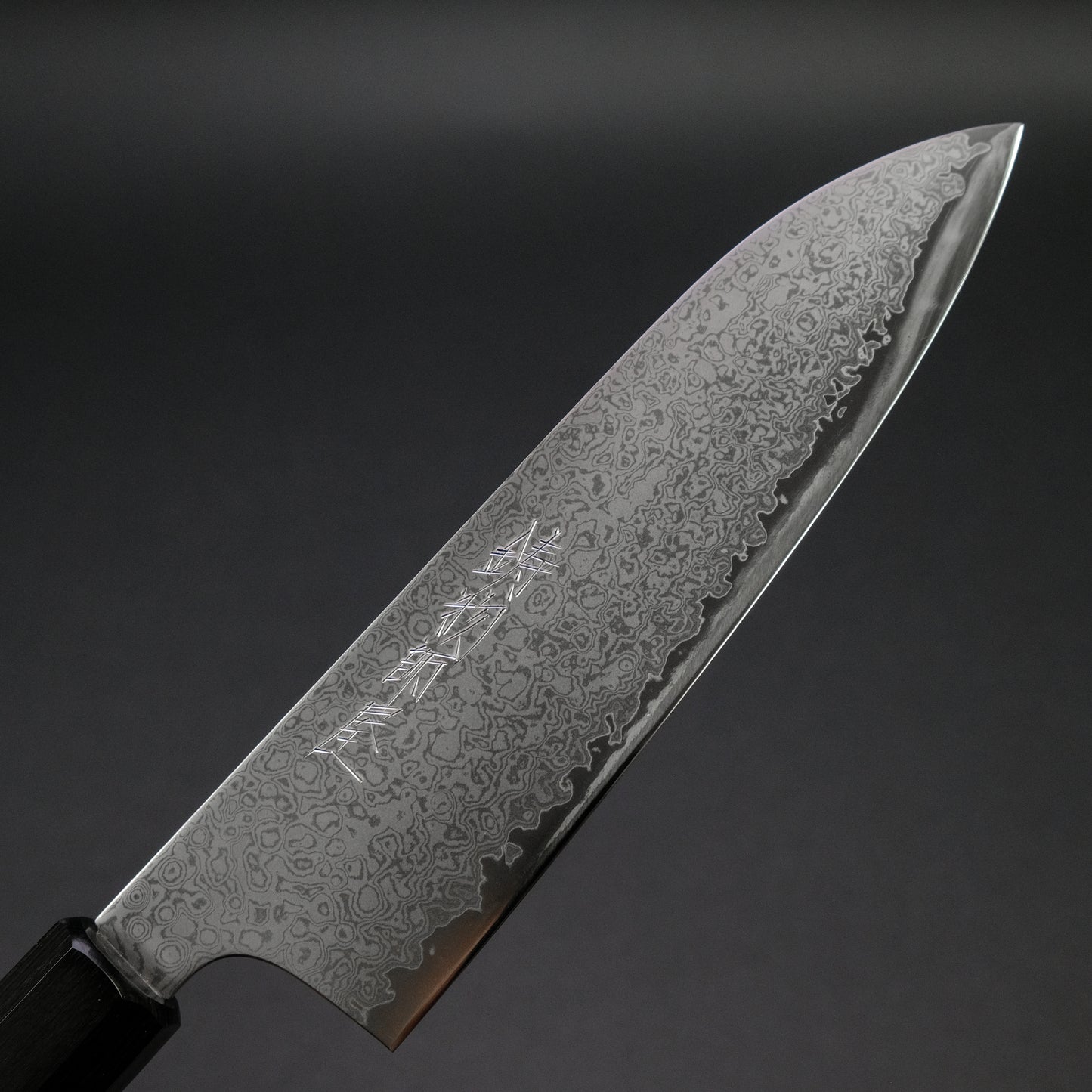 Hitohira Imojiya TH Damascus Santoku 180mm Pakka Handle (Red)