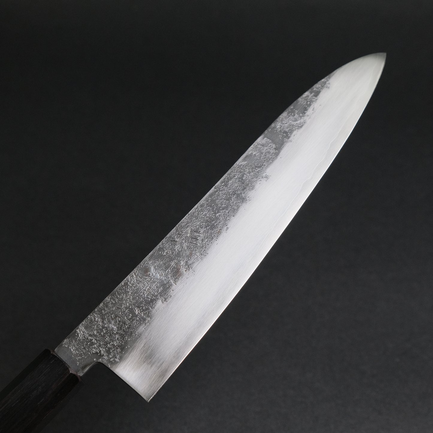 Hitohira Imojiya TH Silver #3 Nashiji Gyuto 210mm Ebony Handle