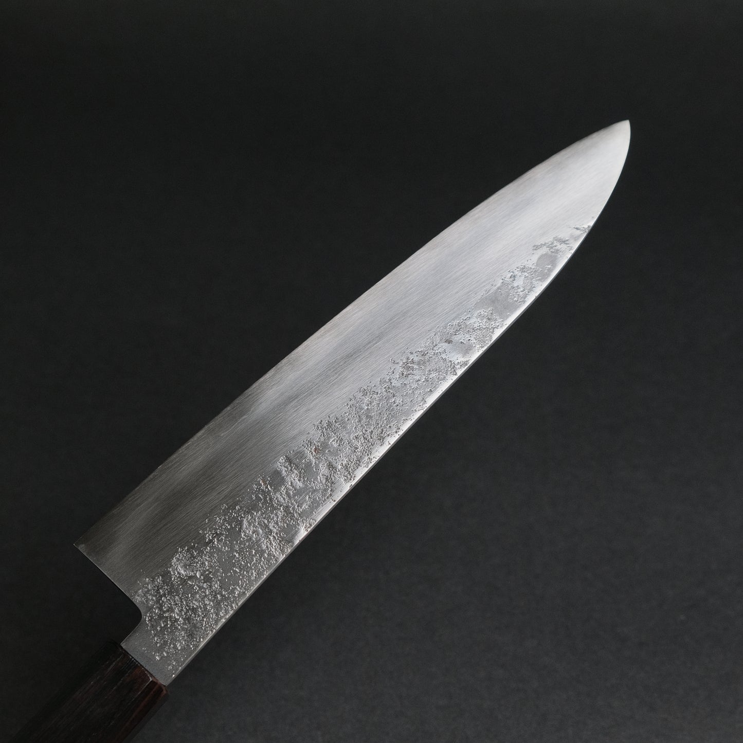 Hitohira Imojiya TH Silver #3 Nashiji Gyuto 210mm Ebony Handle