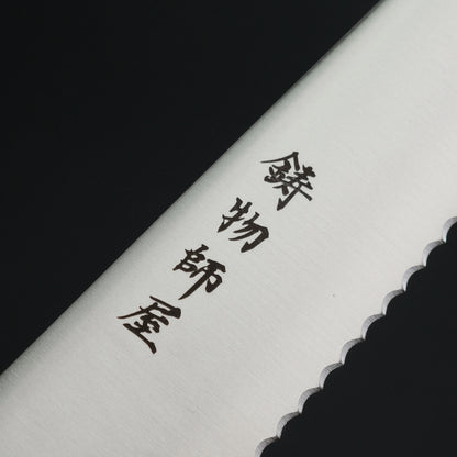 Hitohira Imojiya TH Stainless Bread Knife 240mm Ho Wood Handle (Wa)