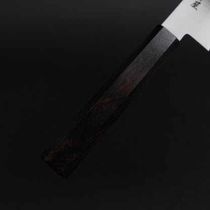 Hitohira Imojiya TH Stainless Honesuki Kaku 150mm Ebony Handle (Wa)