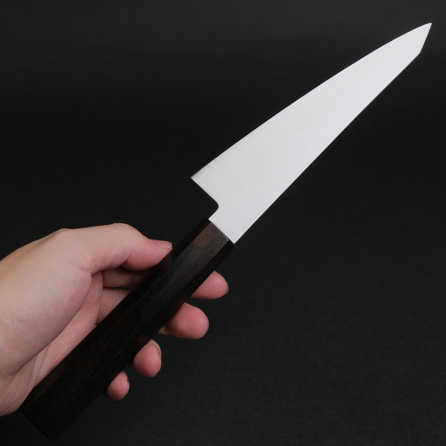 Hitohira Imojiya TH Stainless Honesuki Kaku 150mm Ebony Handle (Wa)