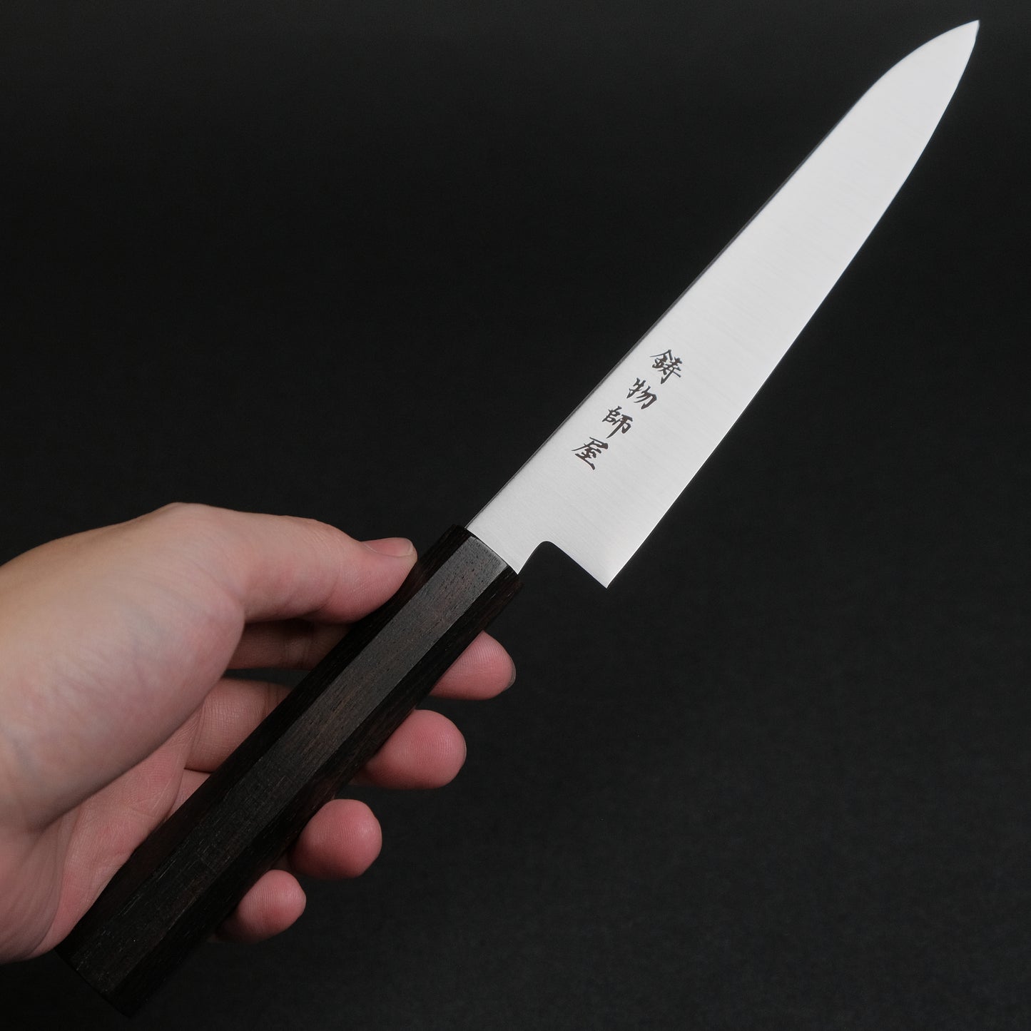 Hitohira Imojiya TH Stainless Petty 150mm Ebony Handle (Wa)