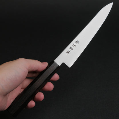 Hitohira Imojiya TH Stainless Petty 150mm Ebony Handle (Wa)