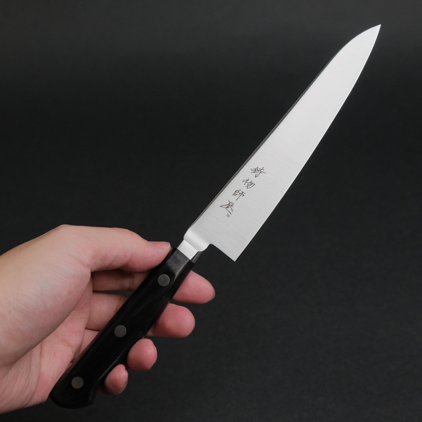Hitohira Imojiya TH Stainless Petty 150mm Pakka Handle (Yo)