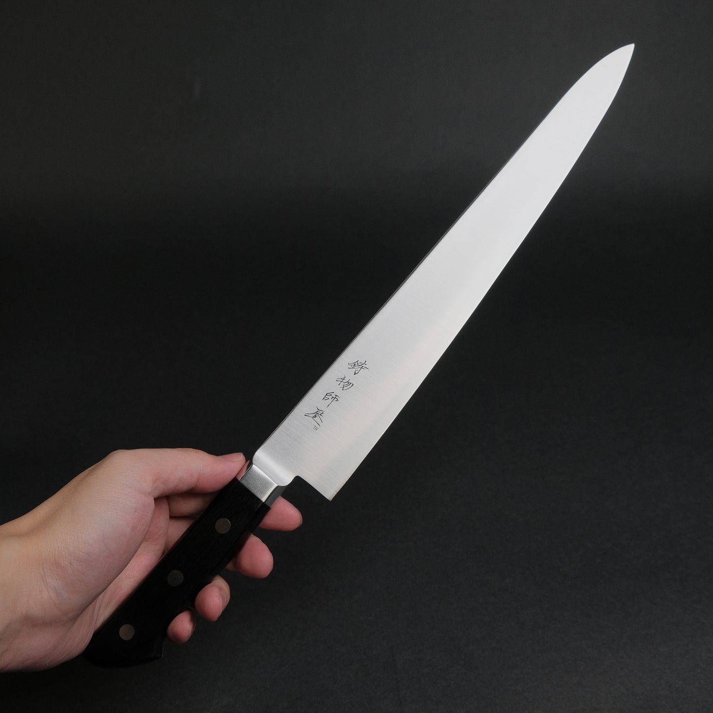 Hitohira Imojiya TH Stainless Sujihiki 270mm Pakka Handle (Yo)