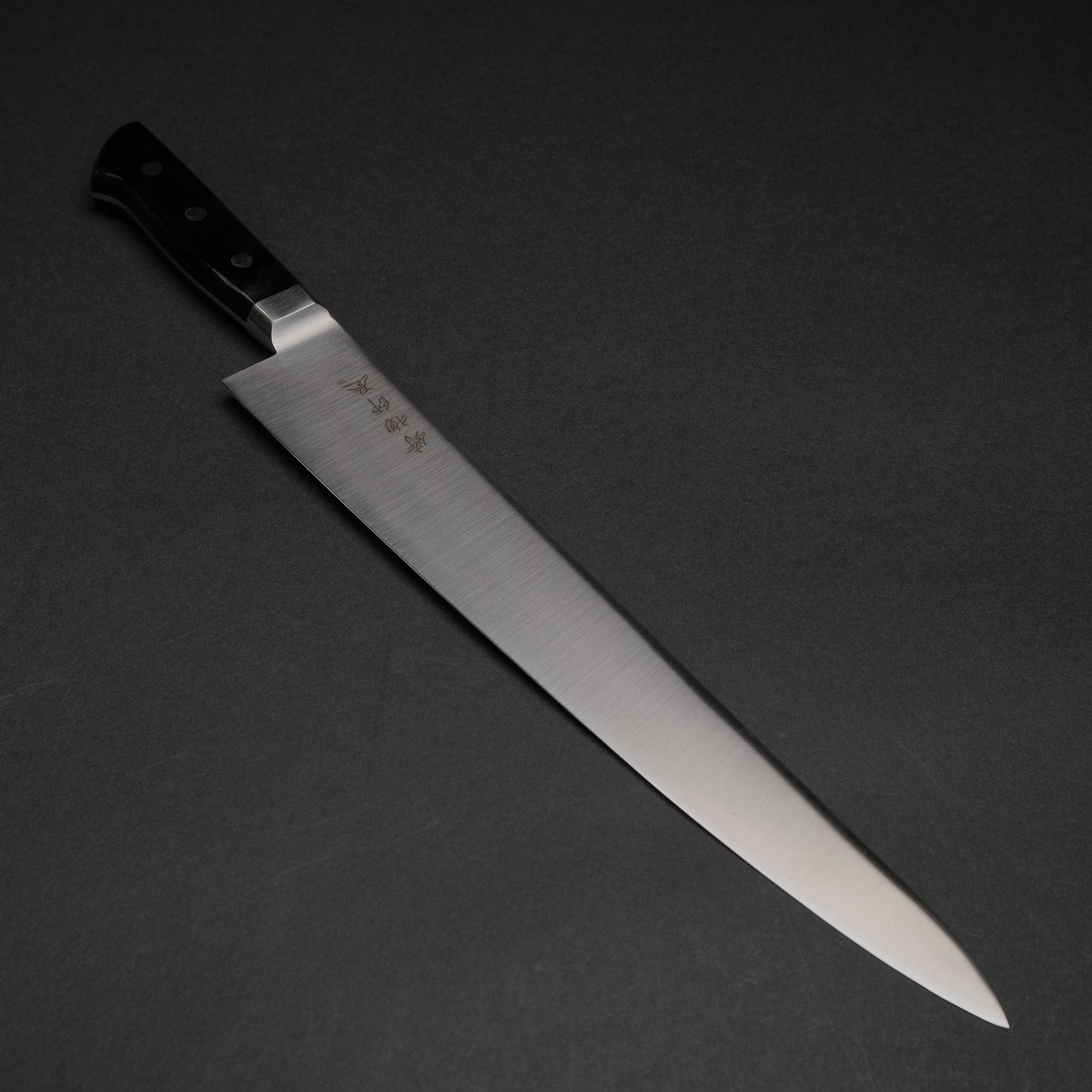 Hitohira Imojiya TH Stainless Sujihiki 300mm Pakka Handle (Yo)