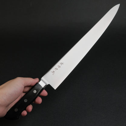 Hitohira Imojiya TH Stainless Sujihiki 300mm Pakka Handle (Yo)