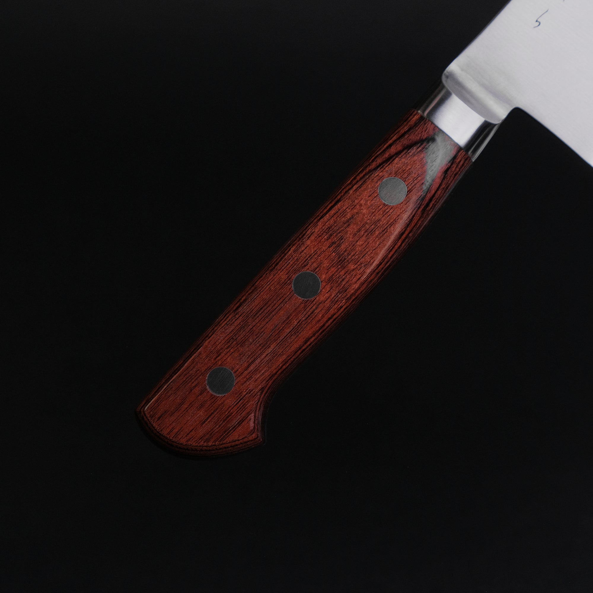 Hitohira KH Stainless Bunka 180mm Imitation Mahogany Handle