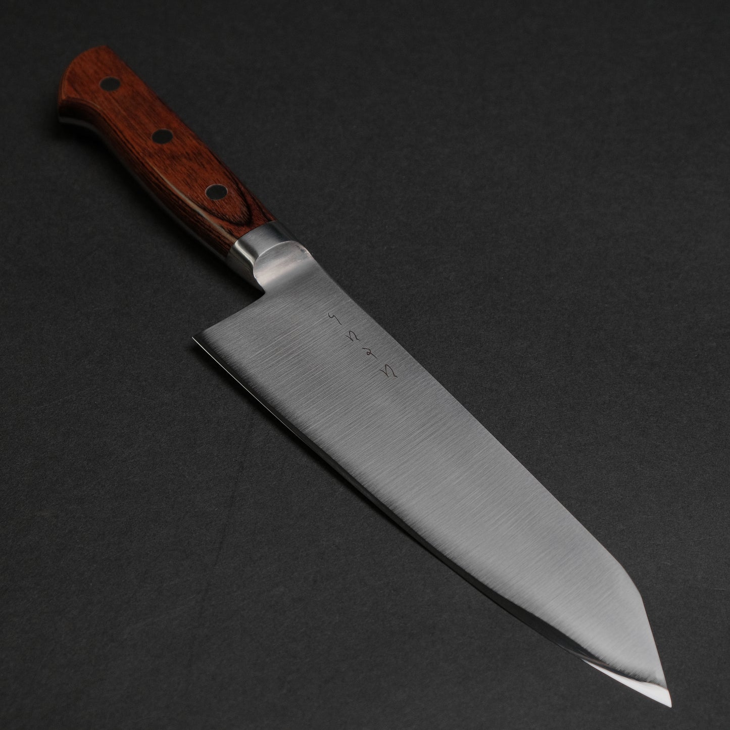 Hitohira KH Stainless Bunka 180mm Imitation Mahogany Handle