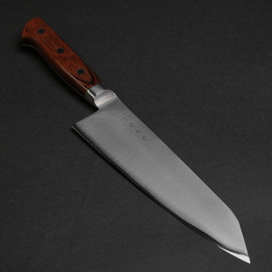 Hitohira KH Stainless Bunka 180mm Imitation Mahogany Handle
