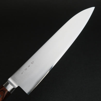 Hitohira KH Stainless Gyuto 210mm Imitation Mahogany Handle