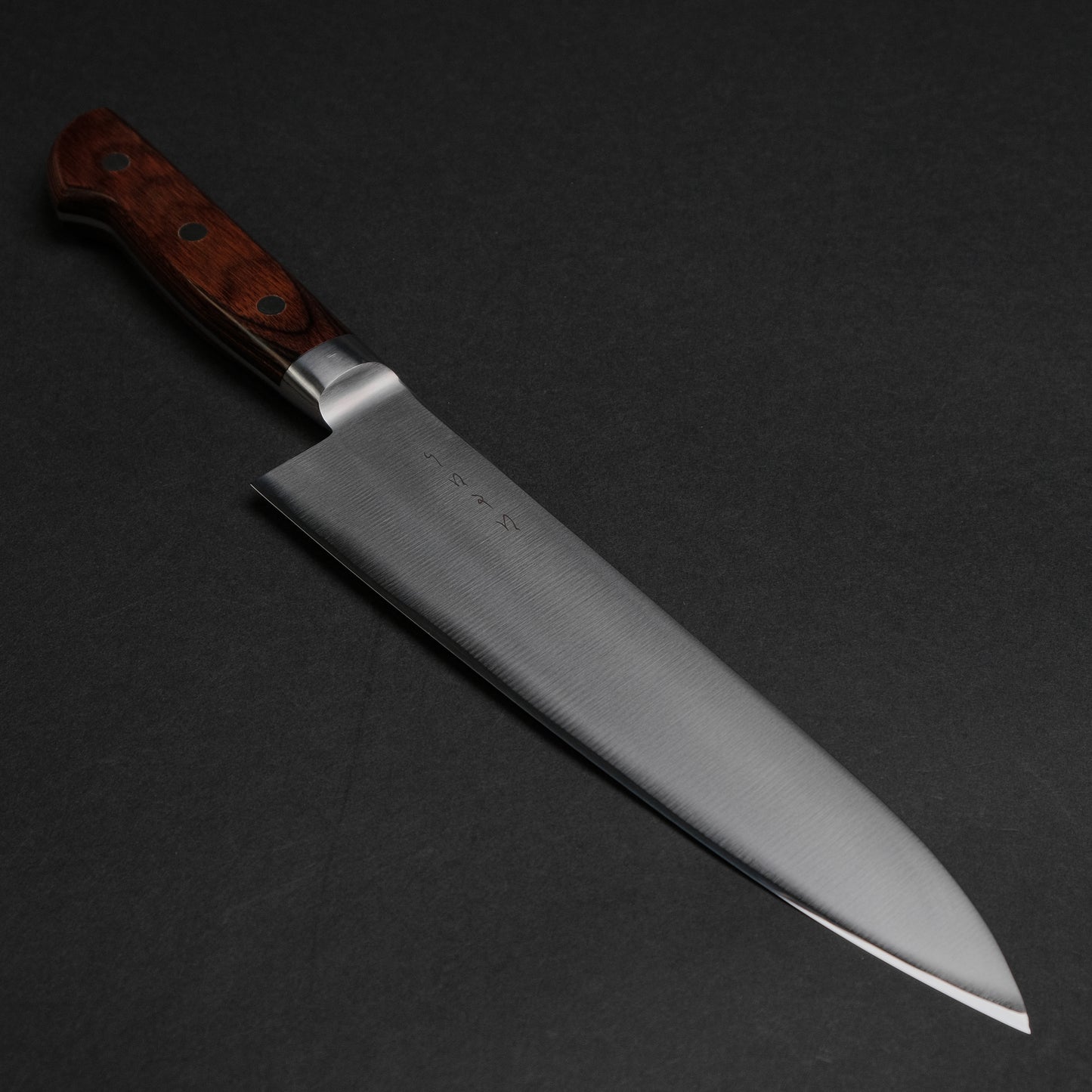 Hitohira KH Stainless Gyuto 210mm Imitation Mahogany Handle