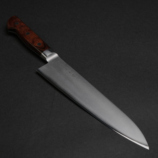 Hitohira KH Stainless Gyuto 210mm Imitation Mahogany Handle