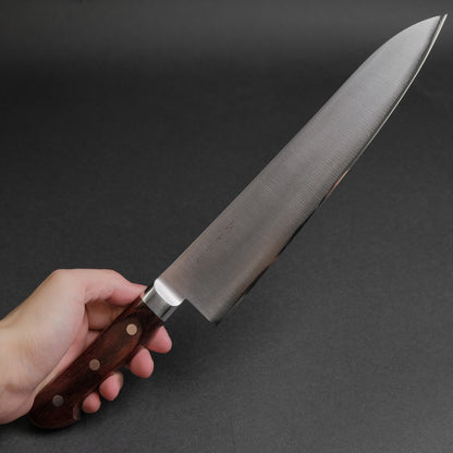 Hitohira KH Stainless Gyuto 240mm Imitation Mahogany Handle