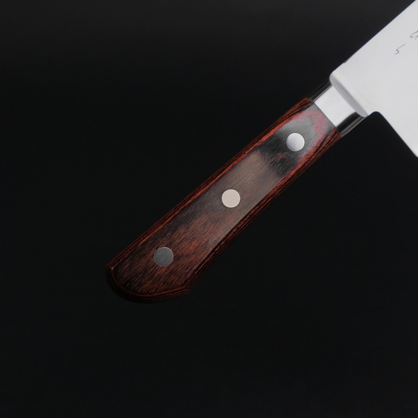 Hitohira KH Stainless Nakiri 180mm Imitation Mahogany Handle