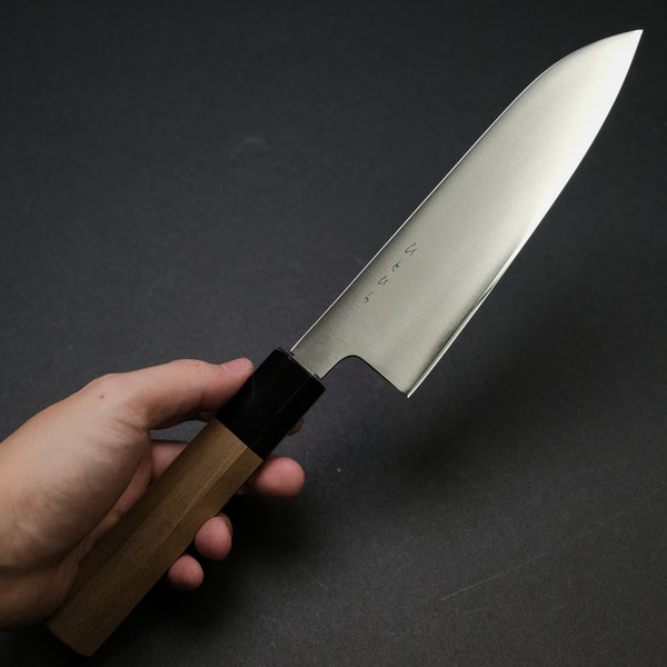 Hitohira KH Stainless Santoku 180mm Ho Wood Handle