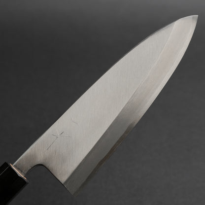 Hitohira Kikuchiyo Manzo Blue #2 Deba 180mm Ho Wood Handle (Saya)