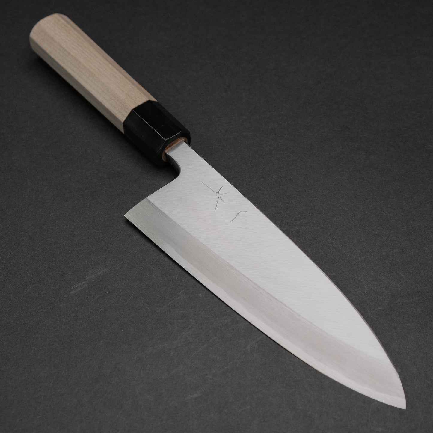 Hitohira Kikuchiyo Manzo Blue #2 Deba 180mm Ho Wood Handle (Saya)