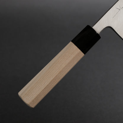 Hitohira Kikuchiyo Manzo Blue #2 Deba 180mm Ho Wood Handle (Saya)