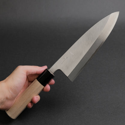 Hitohira Kikuchiyo Manzo Blue #2 Deba 180mm Ho Wood Handle (Saya)