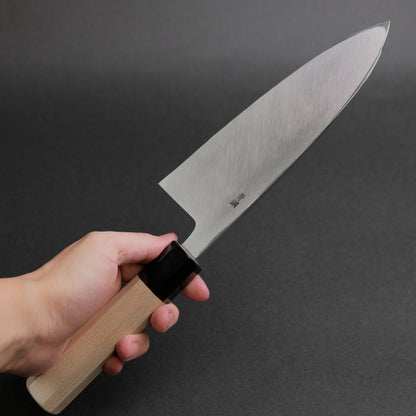 Hitohira Kikuchiyo Manzo Blue #2 Deba 180mm Ho Wood Handle (Saya)