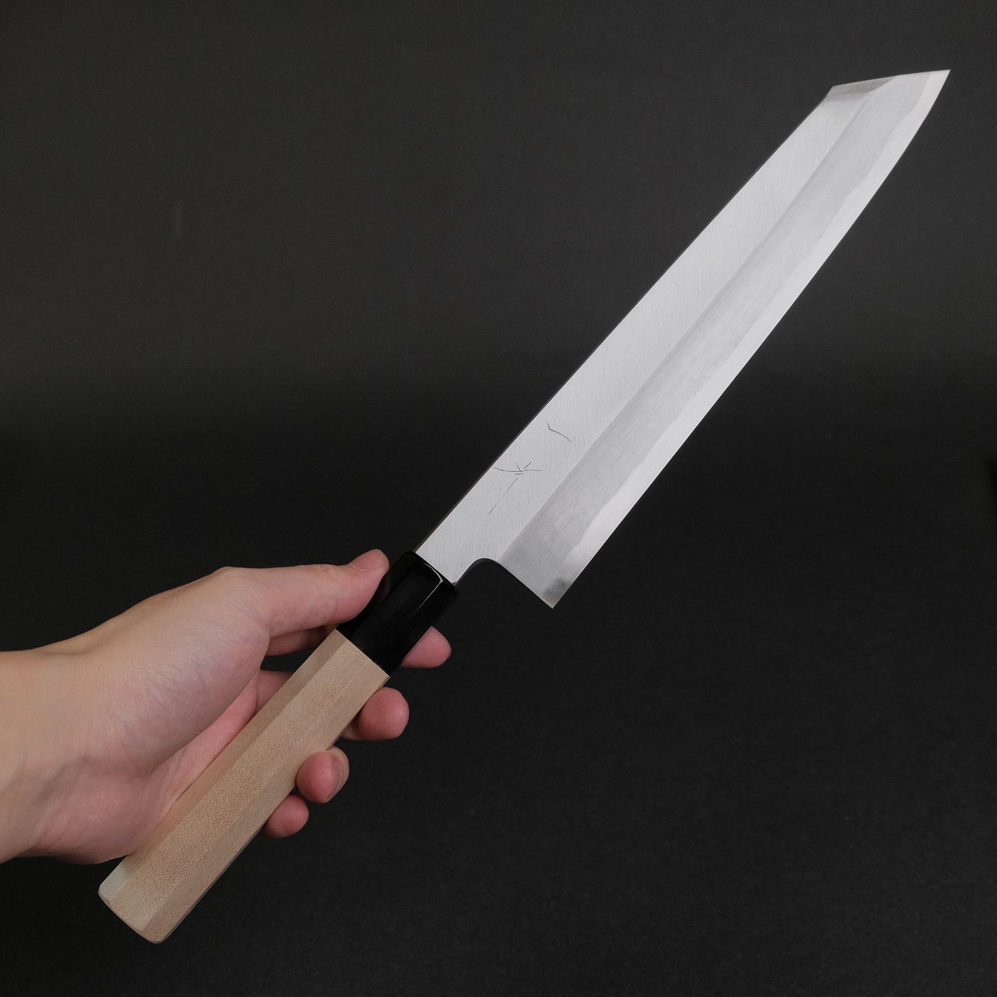 Hitohira Kikuchiyo Manzo Blue #2 Kiritsuke 240mm Ho Wood Handle (Saya)