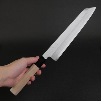 Hitohira Kikuchiyo Manzo Blue #2 Kiritsuke 240mm Ho Wood Handle (Saya)