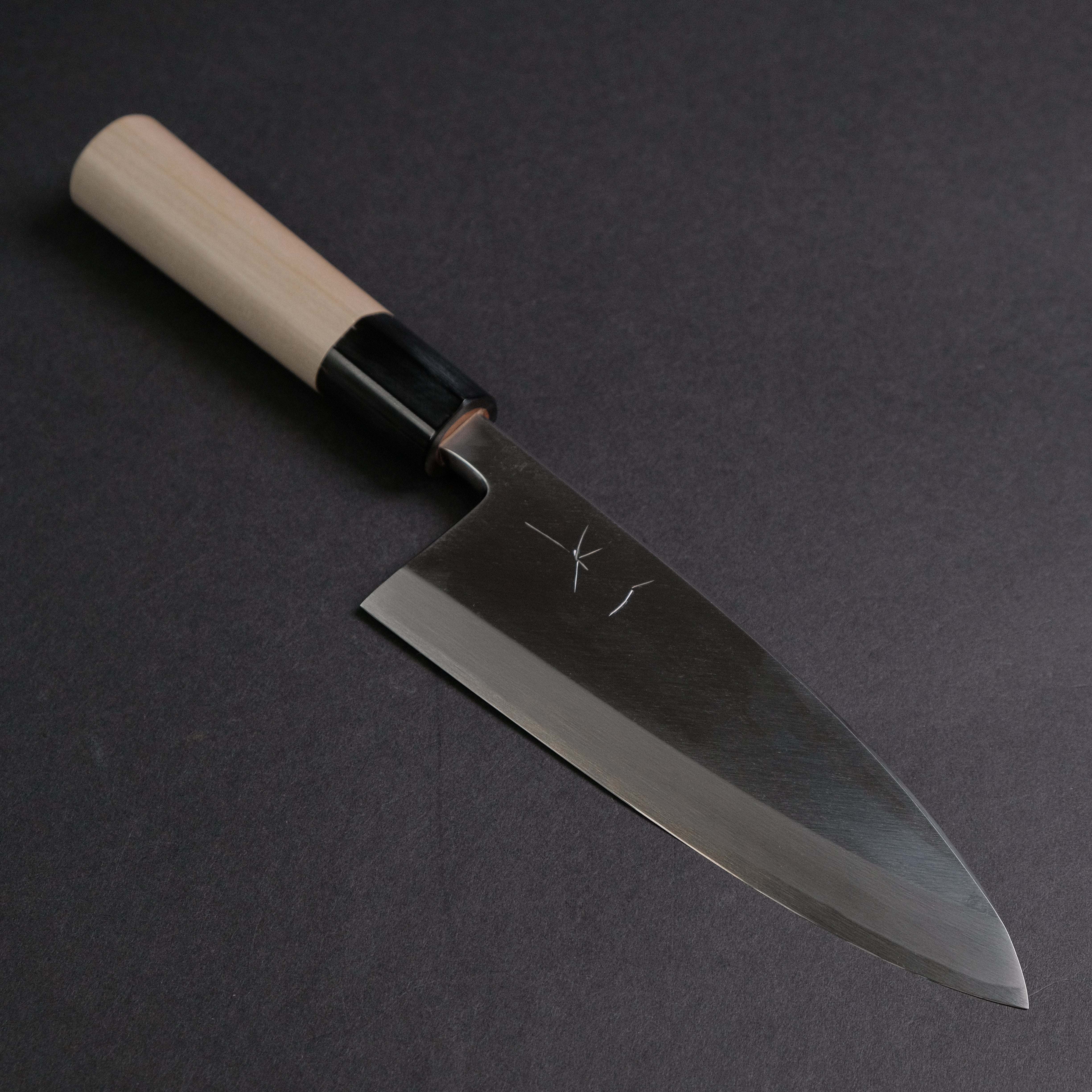 Hitohira Kikuchiyo Manzo White #3 Deba 150mm Ho Wood Handle (D-Shape ...