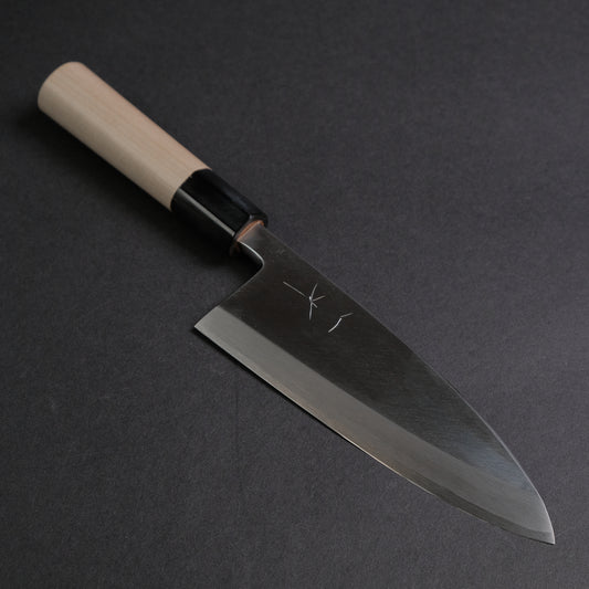 Hitohira Kikuchiyo Manzo White #3 Deba 150mm Ho Wood Handle (D-Shape)