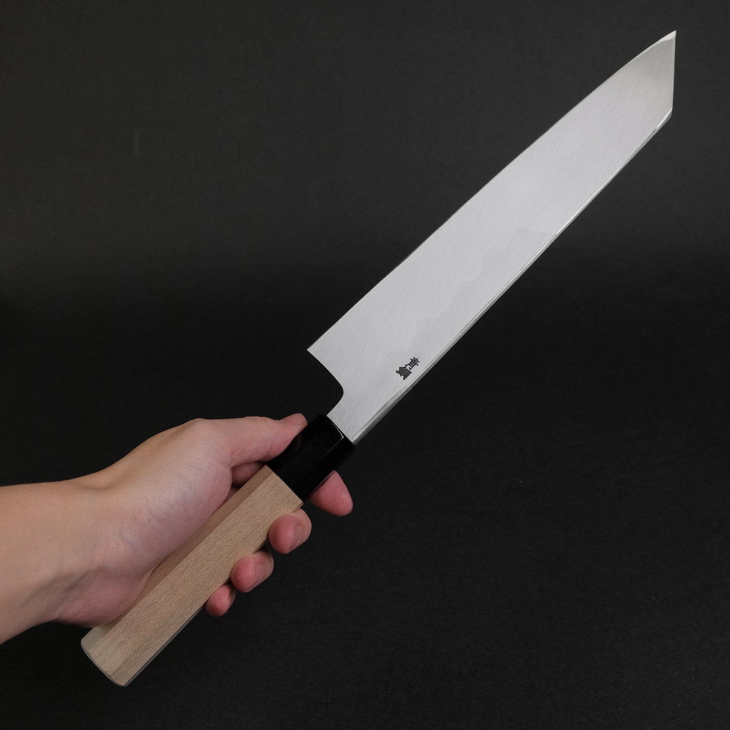 Hitohira Kikuchiyo Mosuke Blue #2 Kiritsuke 240mm Ho Wood Handle (Saya)