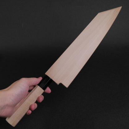 Hitohira Kikuchiyo Mosuke Blue #2 Kiritsuke 240mm Ho Wood Handle (Saya)